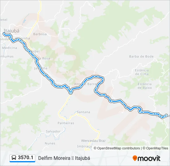 3570.1 Bus Line Map