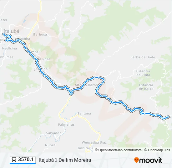 3570.1 Bus Line Map