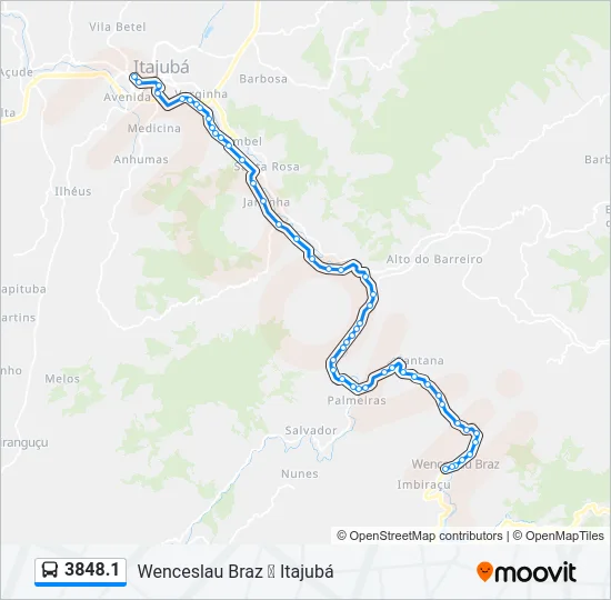 3848.1 Bus Line Map