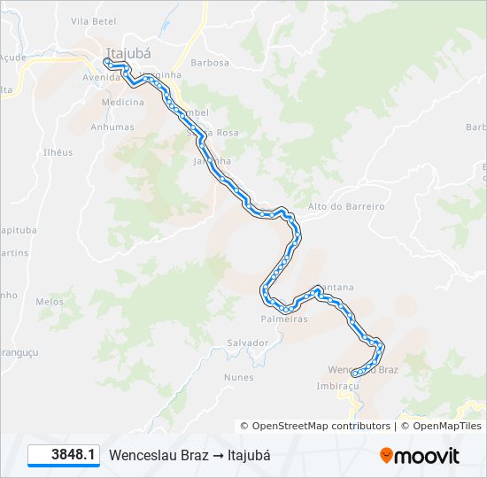 Como chegar até Rua Mario Braz em Itajubá de Ônibus?