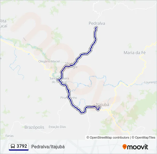 3792 Bus Line Map