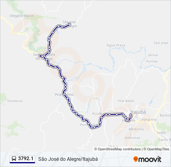 3792.1 bus Line Map