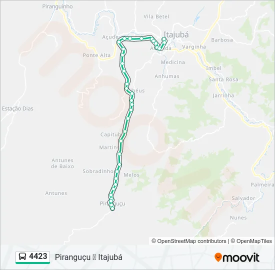 4423 Bus Line Map