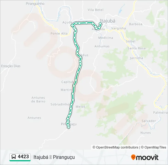 4423 Bus Line Map