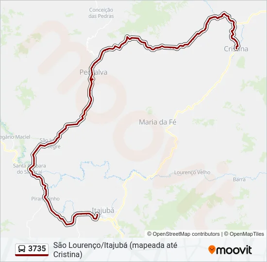 3735 Bus Line Map