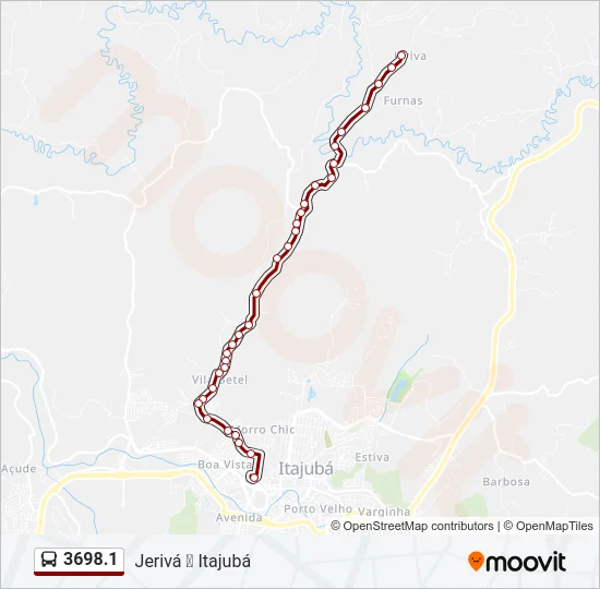 3698.1 Bus Line Map