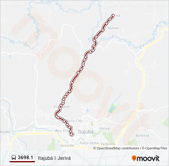3698.1 Bus Line Map