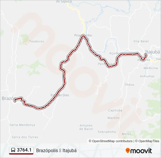3764.1 Bus Line Map