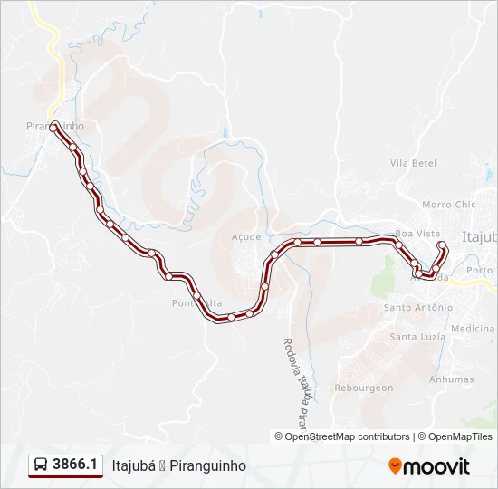 3866.1 Bus Line Map