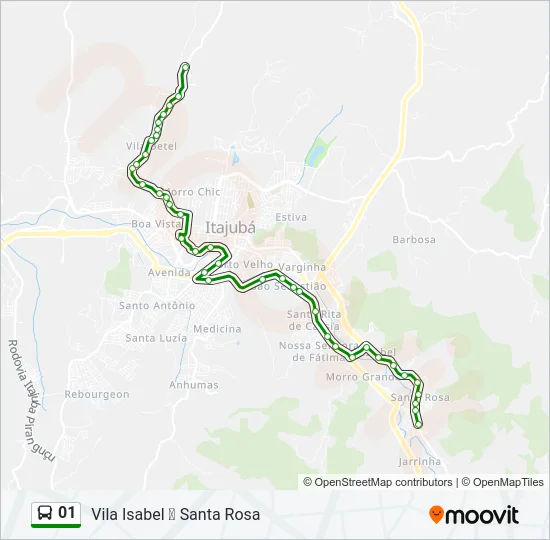 01 Bus Line Map