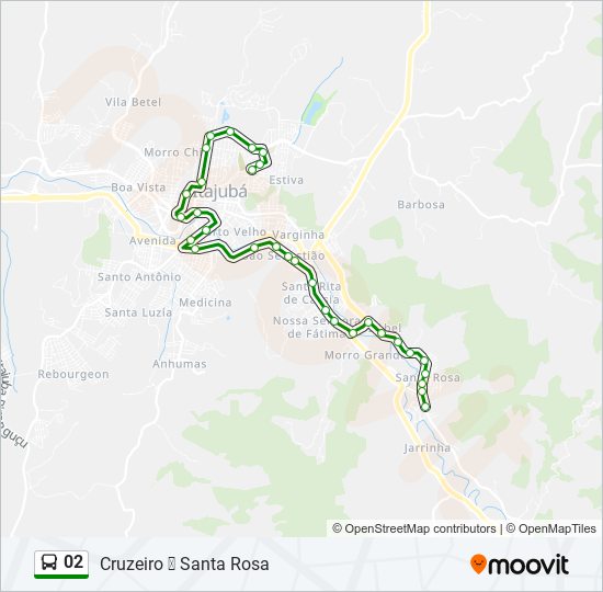 Mapa de 02 de autobús