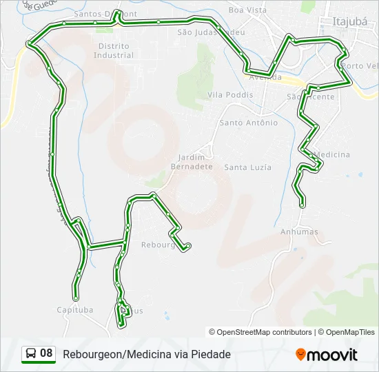 08 Bus Line Map