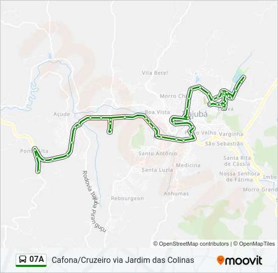 07A Bus Line Map