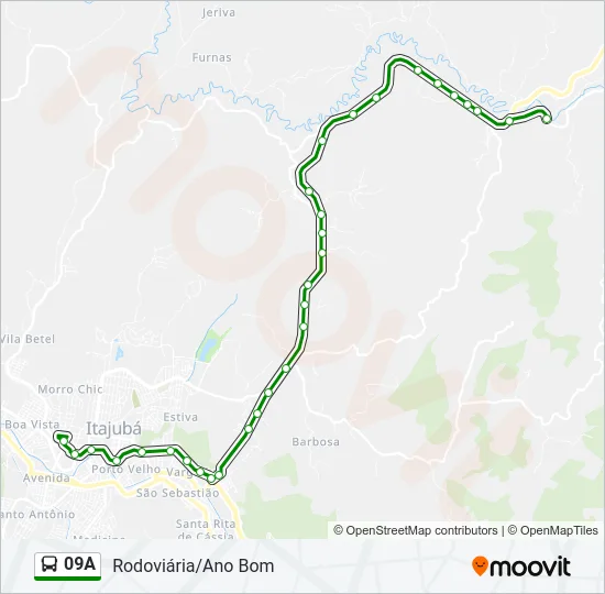 09A Bus Line Map