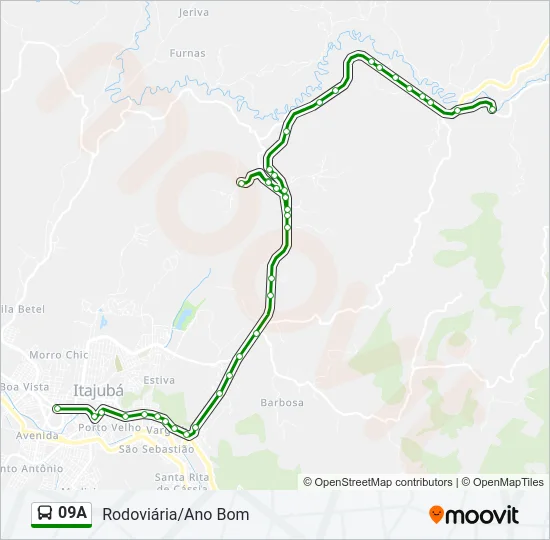 09A Bus Line Map