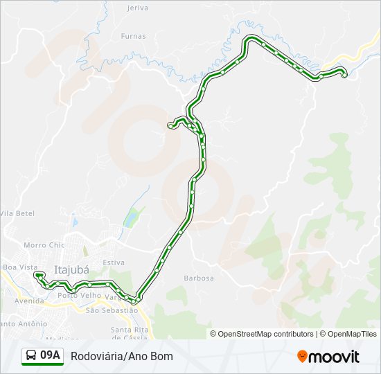 09A bus Line Map