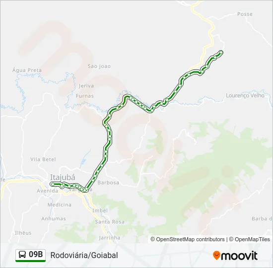 09B Bus Line Map