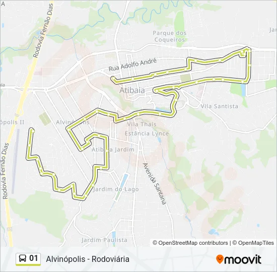 01 Bus Line Map