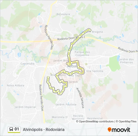 01 Bus Line Map