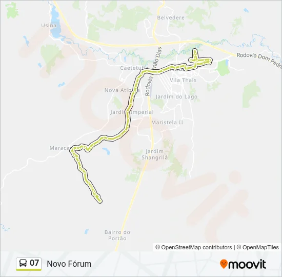 07 Bus Line Map