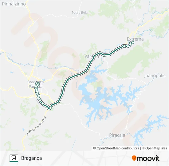 06-0145-70 Bus Line Map