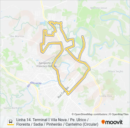 01 VILA NOVA Bus Line Map