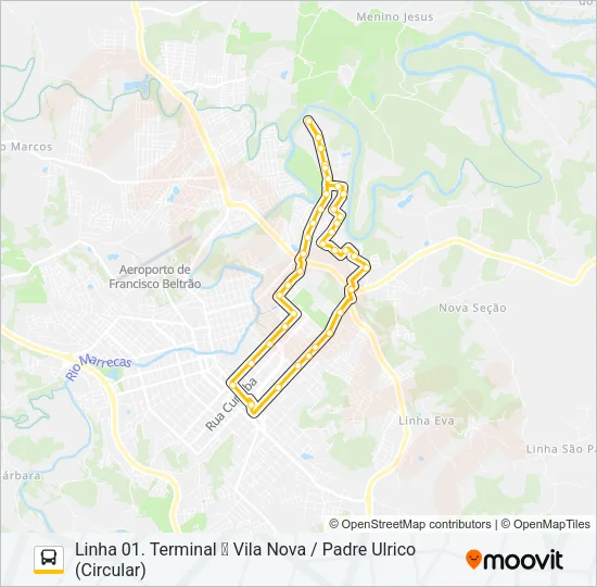 01 VILA NOVA Bus Line Map
