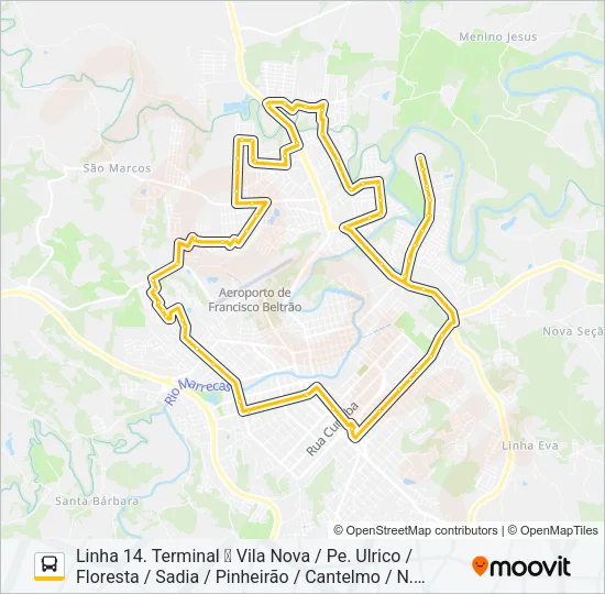 01 VILA NOVA Bus Line Map