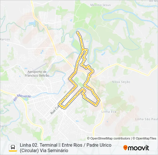 02 ENTRE RIOS Bus Line Map