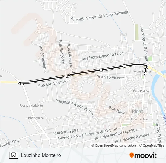 04 CENTRO - PANTANAL Bus Line Map