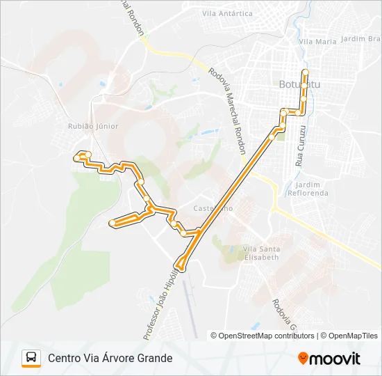 114 SANTA ELIZA - CENTRO Bus Line Map