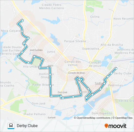 04 COHAB III / CENTRO Bus Line Map
