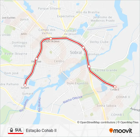 SUL Light Rail Line Map