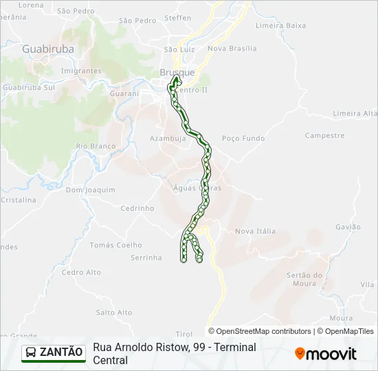 ZANTÃO Bus Line Map