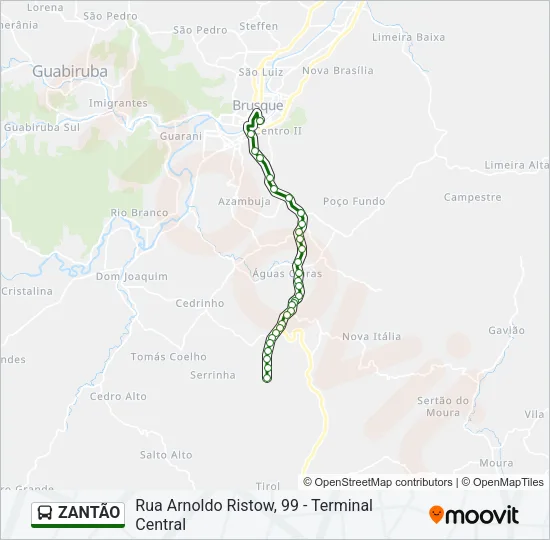 ZANTÃO Bus Line Map