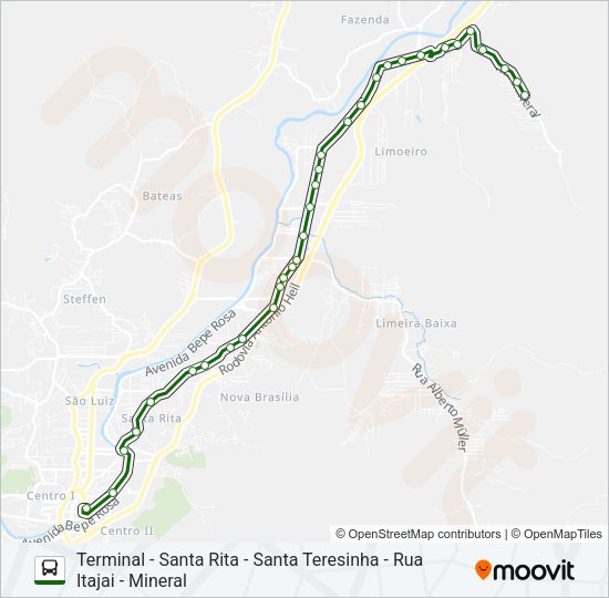 SOROCABA Bus Line Map