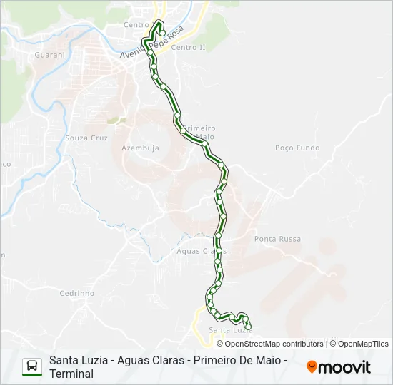 BECO PAVESI Bus Line Map