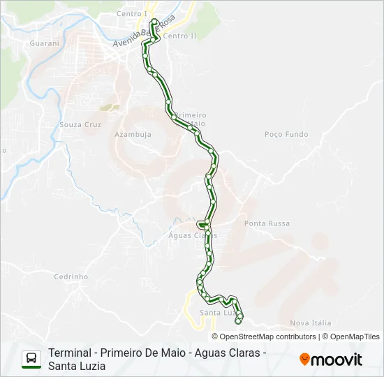 BECO PAVESI Bus Line Map