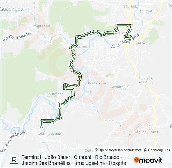 DOM JOAQUIM Bus Line Map