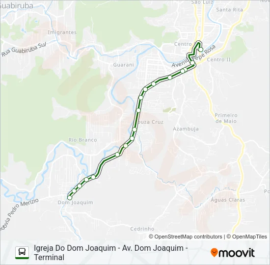 DOM JOAQUIM Bus Line Map
