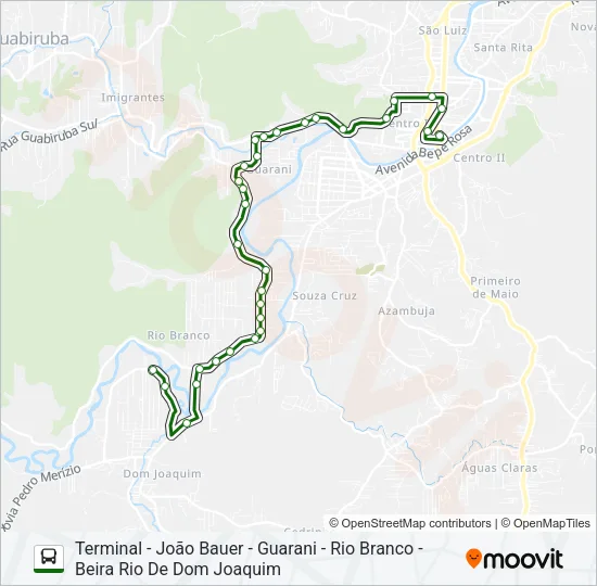 DOM JOAQUIM Bus Line Map