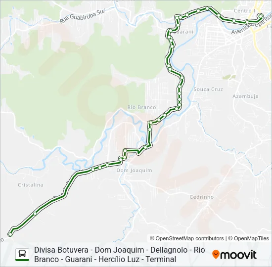 DOM JOAQUIM Bus Line Map