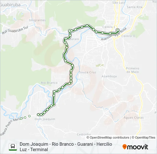 DOM JOAQUIM Bus Line Map