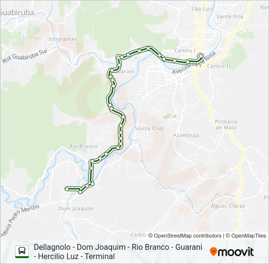 DOM JOAQUIM Bus Line Map