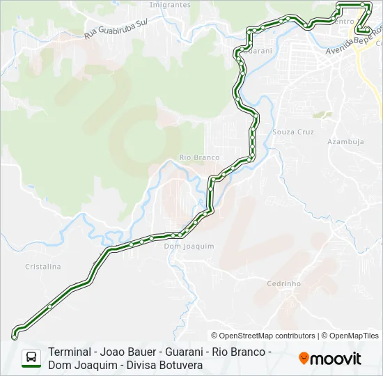 DOM JOAQUIM Bus Line Map