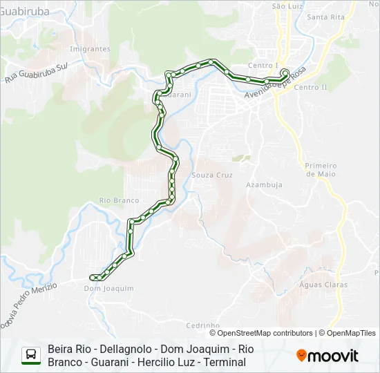 DOM JOAQUIM Bus Line Map