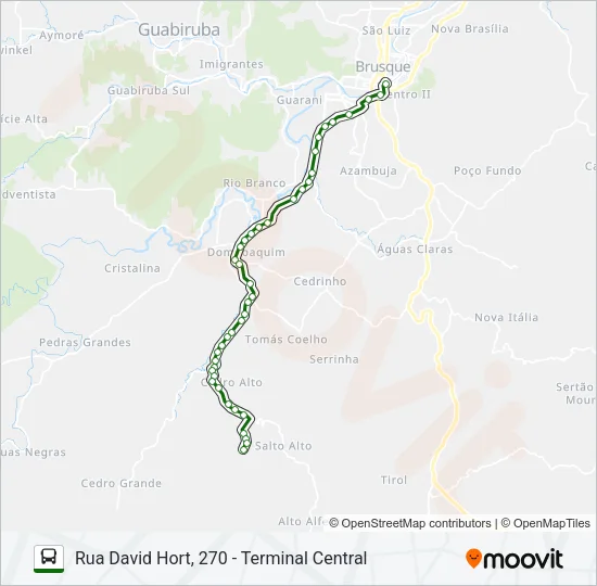 CEDRO GRANDE Bus Line Map