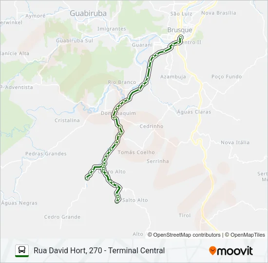 CEDRO GRANDE Bus Line Map
