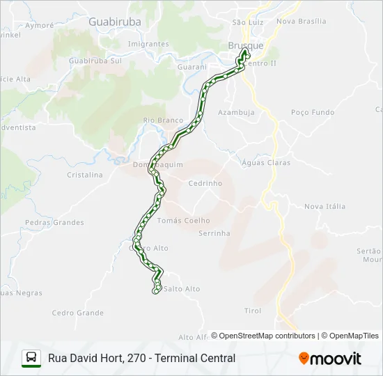 CEDRO GRANDE Bus Line Map
