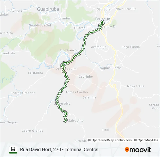 CEDRO GRANDE Bus Line Map